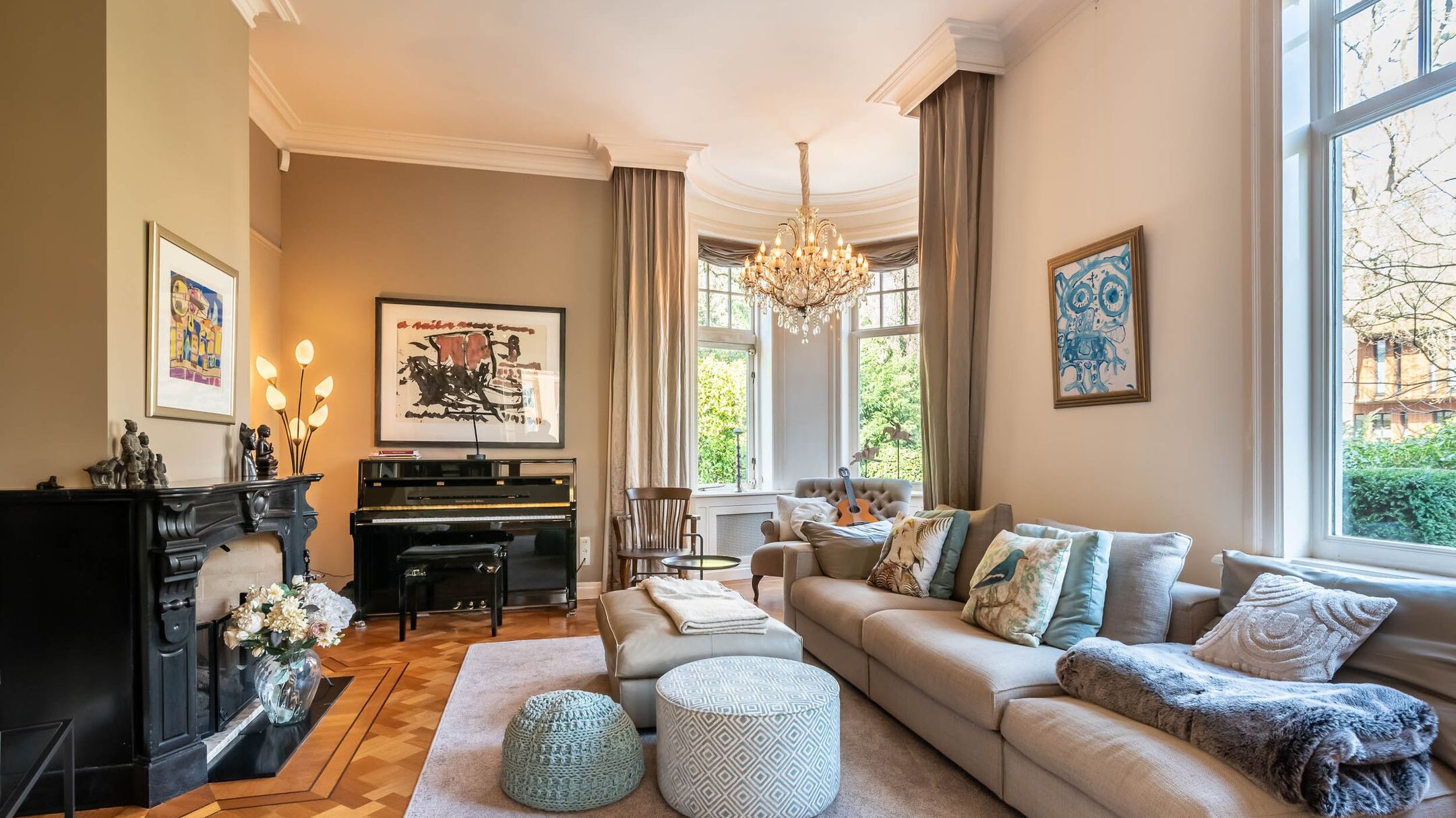 Villa ter Wijck woonkamer