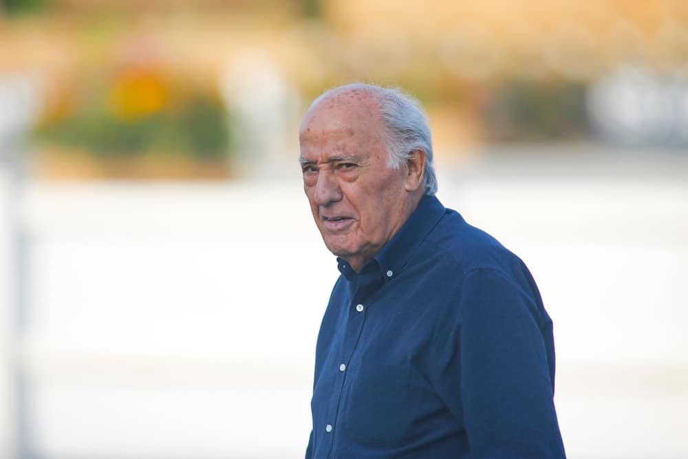 A CORUNA, SPAIN - JULY 17:Portrait of Amancio Ortega , founder of Inditex