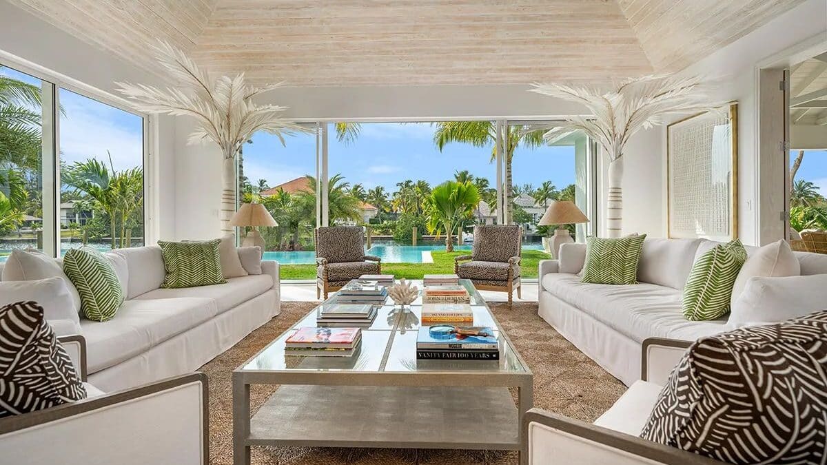 Huiskamer in deze prachtige villa