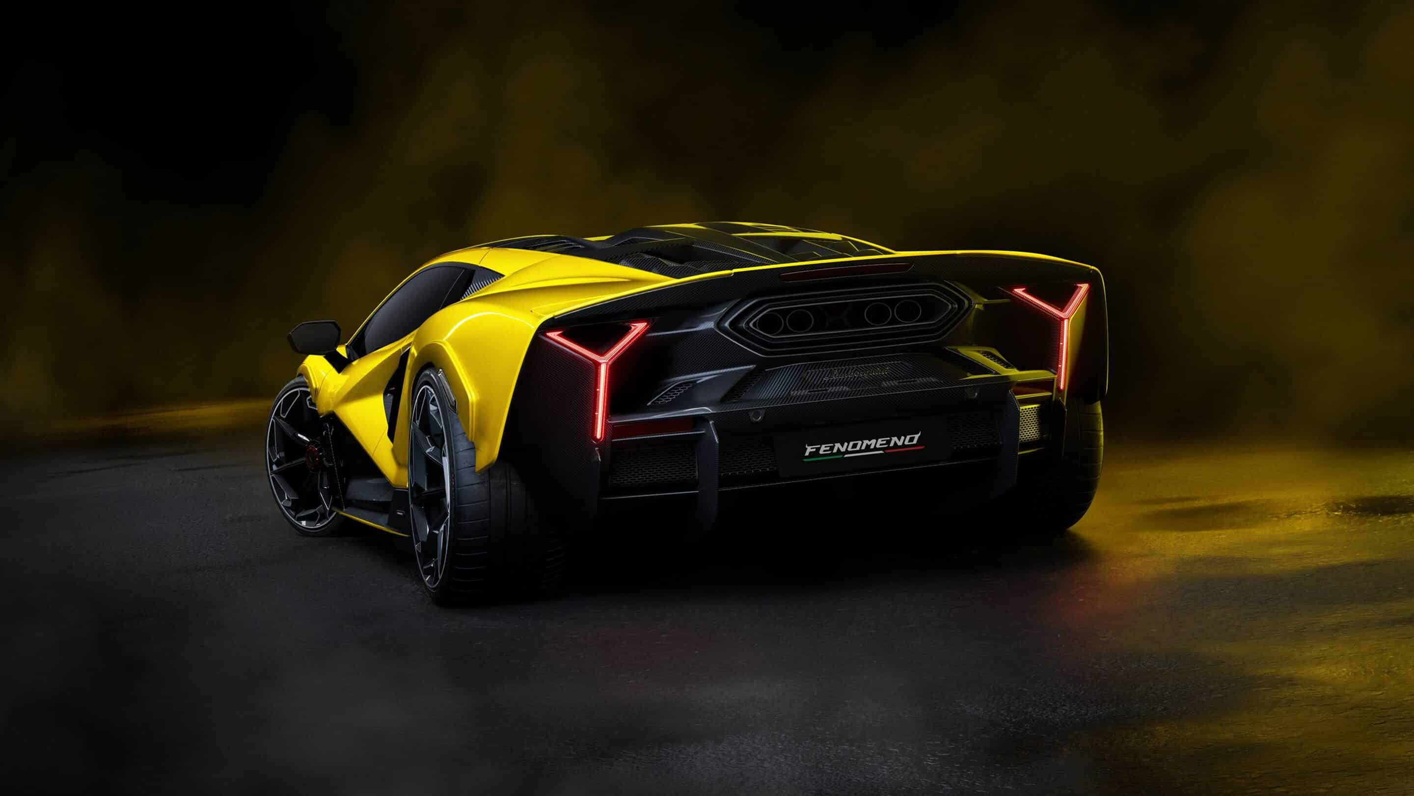 Lamborghini Fenomeno achterkant