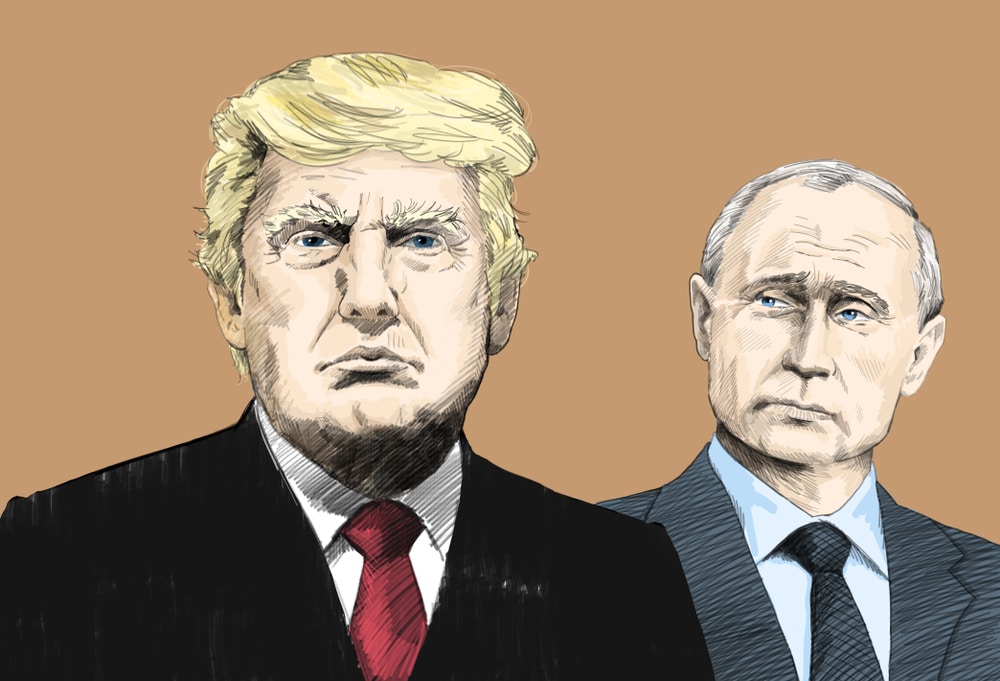 Donald Trump and Vladimir Putin