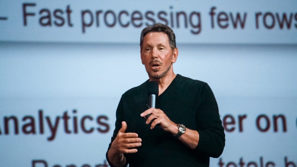 Larry Ellison oprichter van Oracle