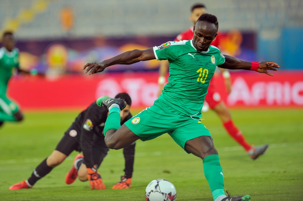 CAIRO, EGYPT - JULY 14: Sadio Mané of Senegal during the 2019 Africa Cup of Nations Semi Final match between Senegal and Tunisia at 30th June Stadium