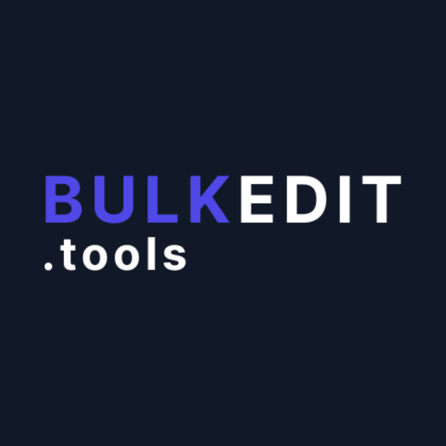 bulkedit.tools