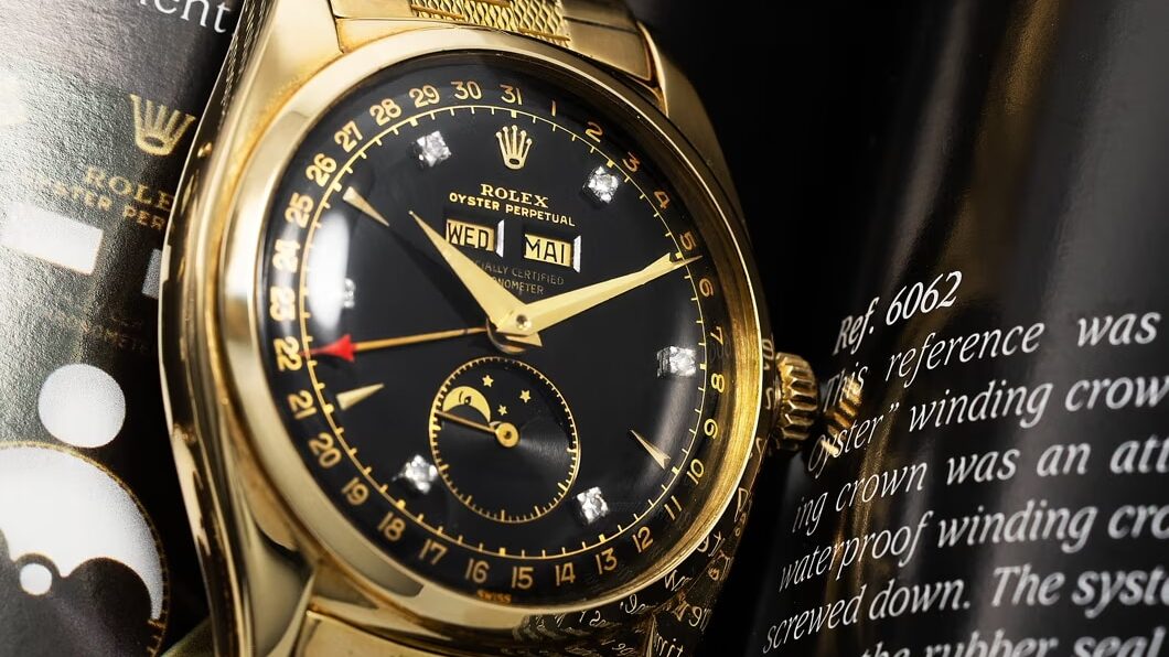 Ultra-zeldzame Rolex 6062 op een magazine