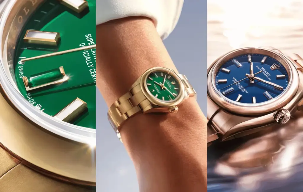 Oyster Perpetual 28 en 34 in massief goud