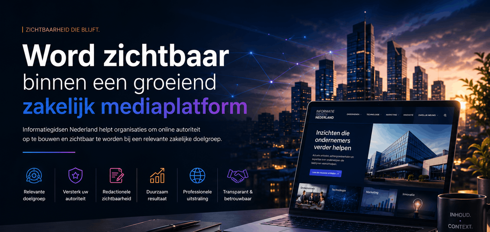 Zakelijke zichtbaarheid op een groeiend mediaplatform