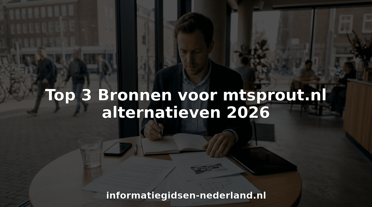 Ondernemer verdiept zich in zakelijke informatiebronnen